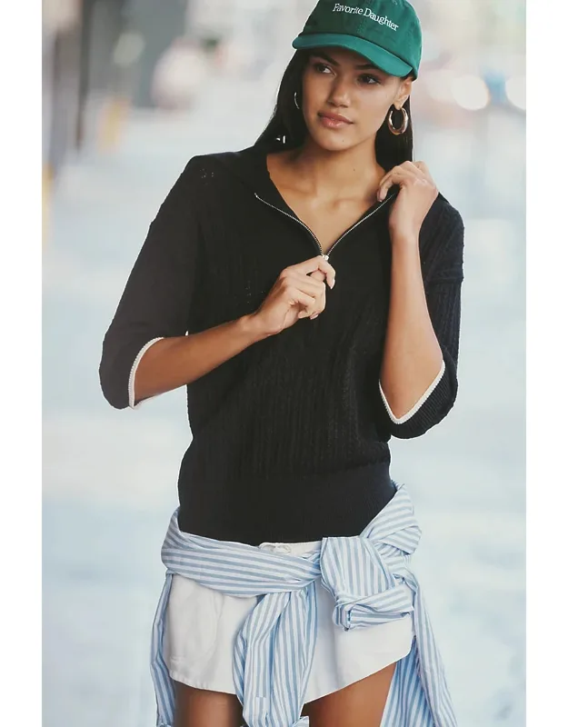 Arney Half-zip Pullover Top