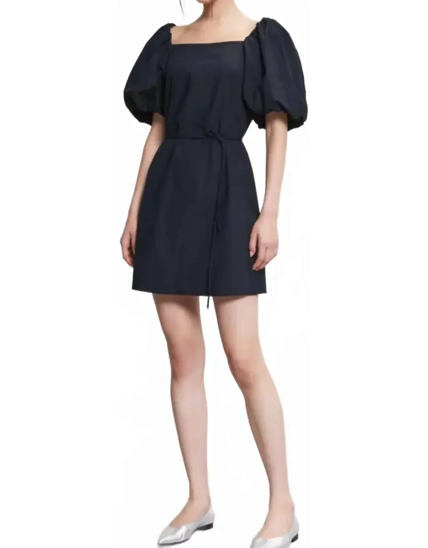 Poplin Short Dress