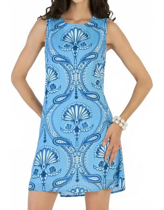 Frankie Mini Dress - A-line Shift With Button Closure