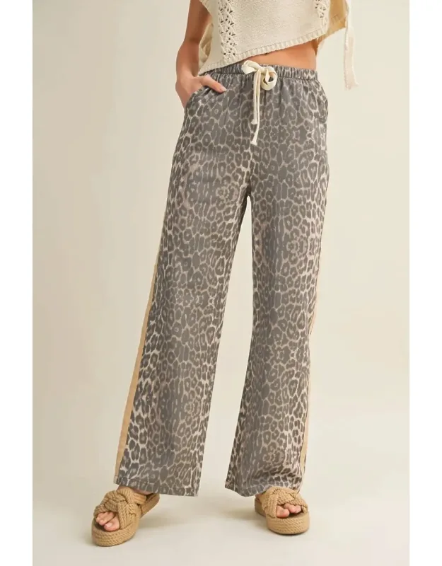 Luxe Relaxed Pants With Side Trim