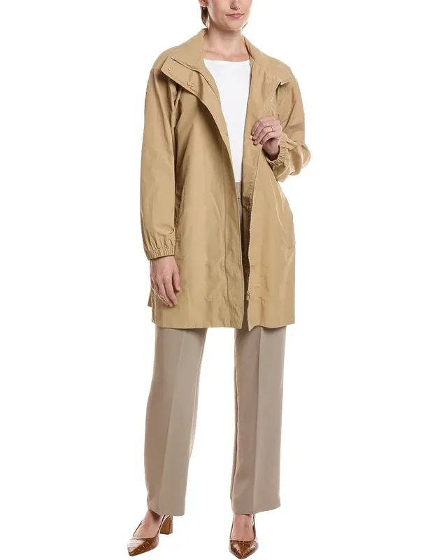 Stand Collar Long Coat