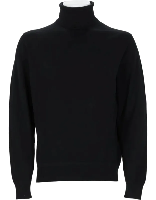 Knitted Wool Turtleneck Sweater
