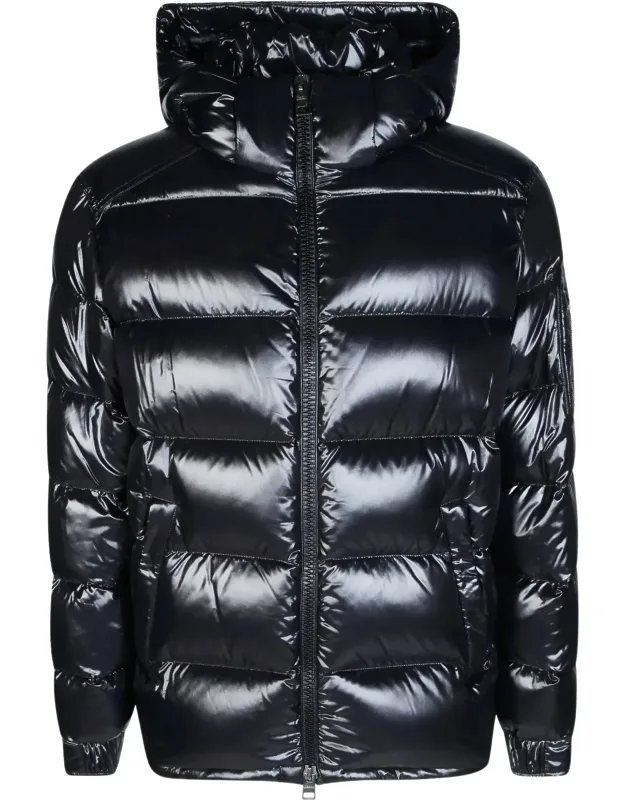 Quilted Detachable Hood Jacket