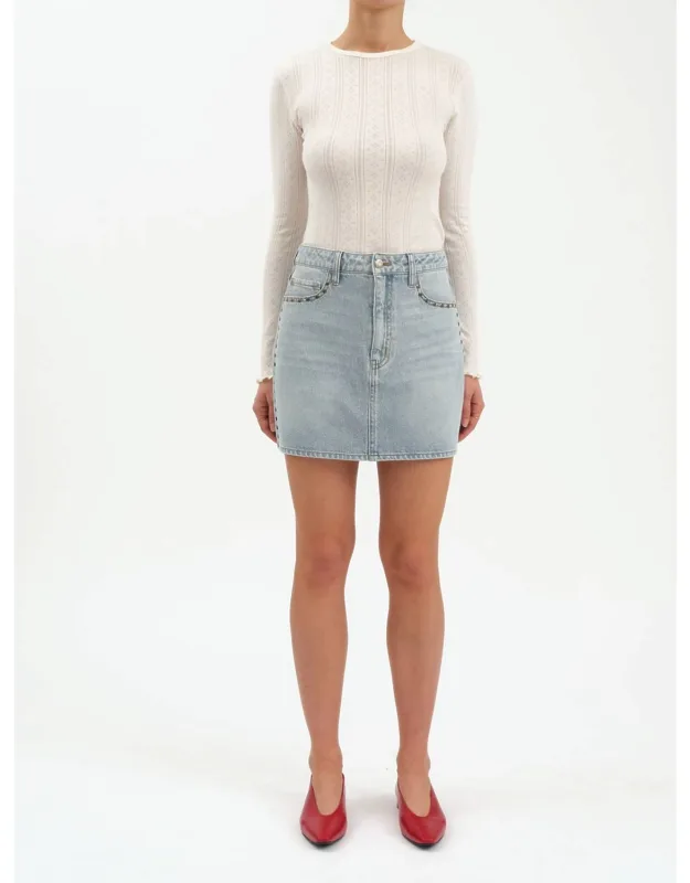 Stash High Rise Mini Skirt