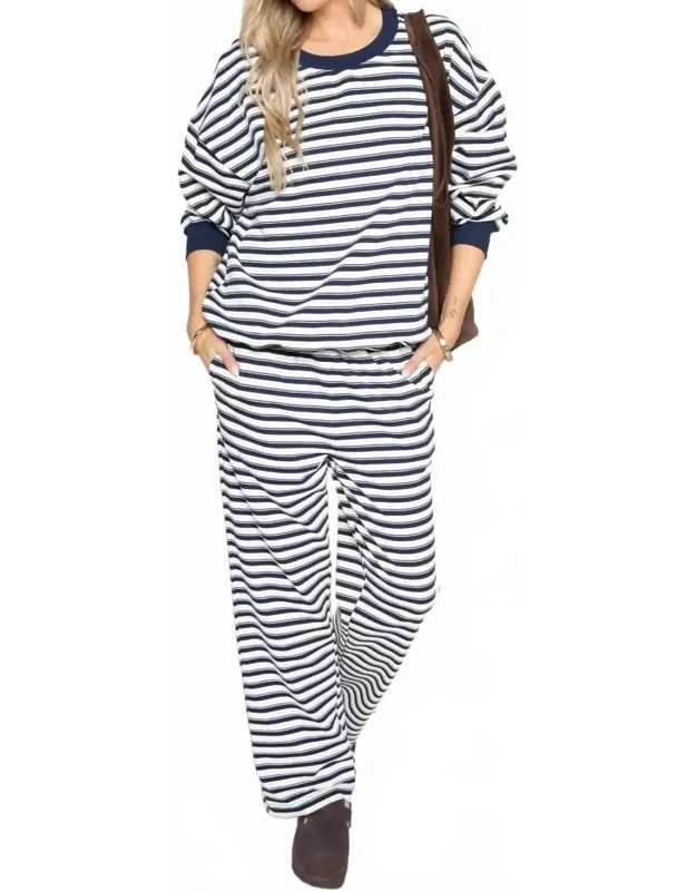 Sunday Stripe Sweatshirt