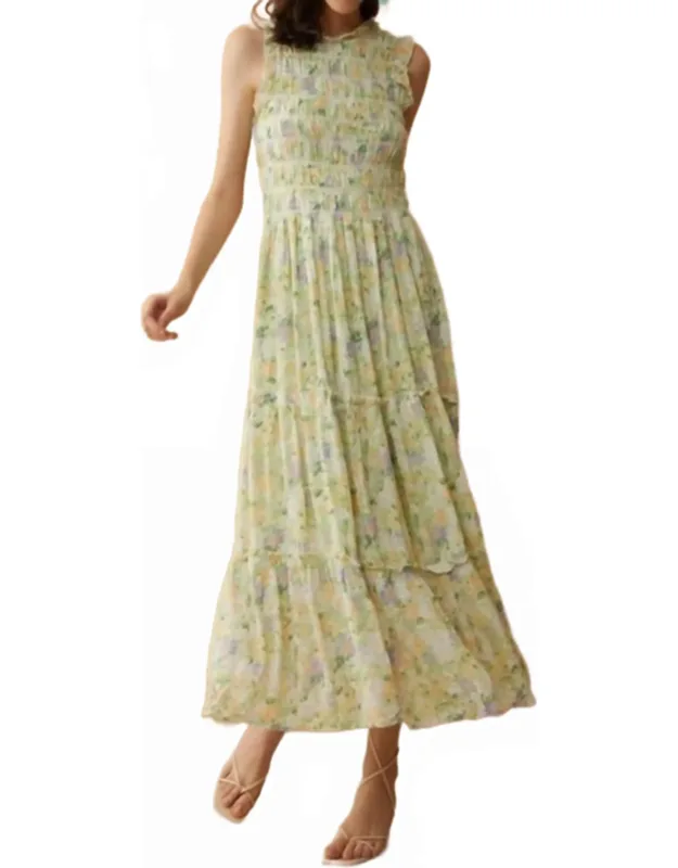 Floral Ruffled Maxi Dress