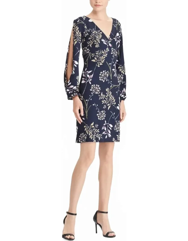 Floral Print Sheath Dress