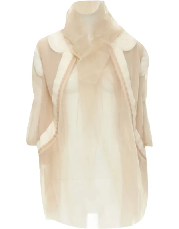Deconstructed Inside Out Tulle Jacket