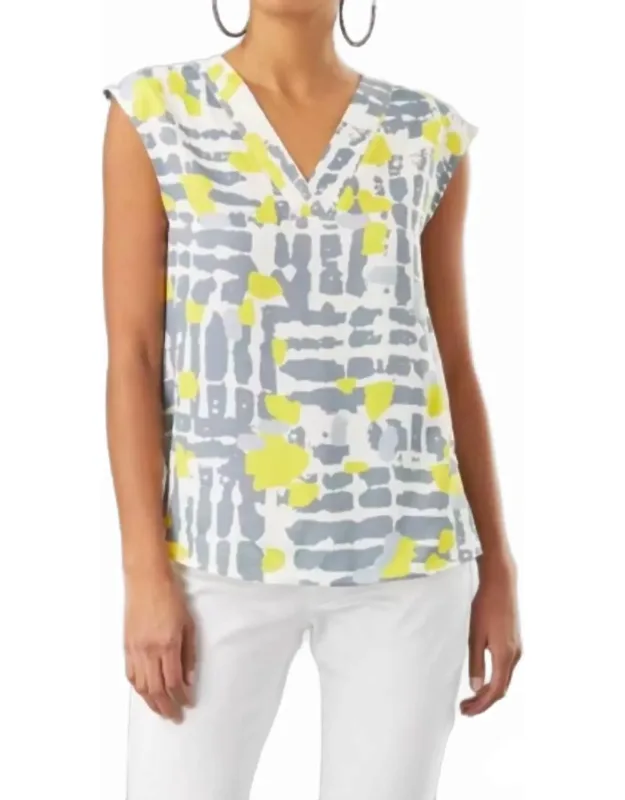V-neck Sleeveless Top