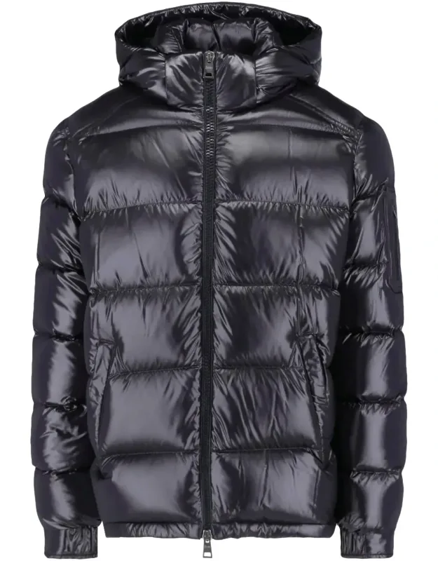 Padded Jacket With Hood And Zip Closure