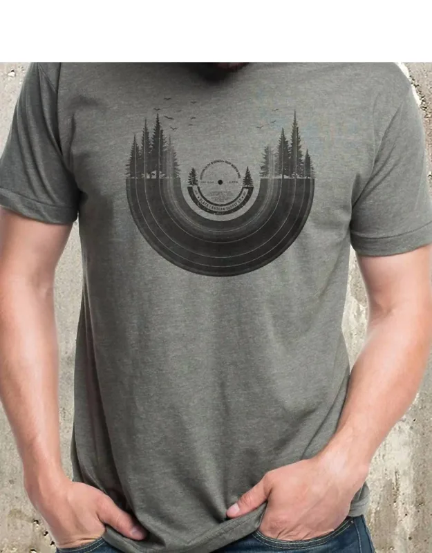 Vinyl Record Forest T-shirt
