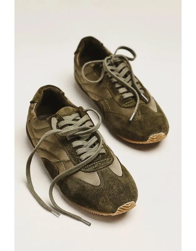 Suede Colorblock Sneakers