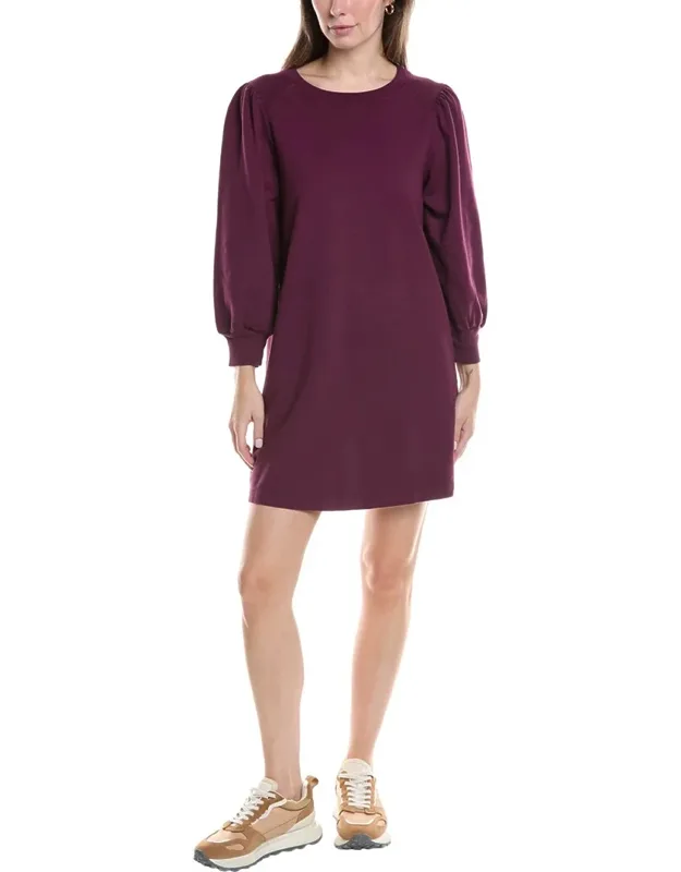 Puff Sleeve Shift Dress