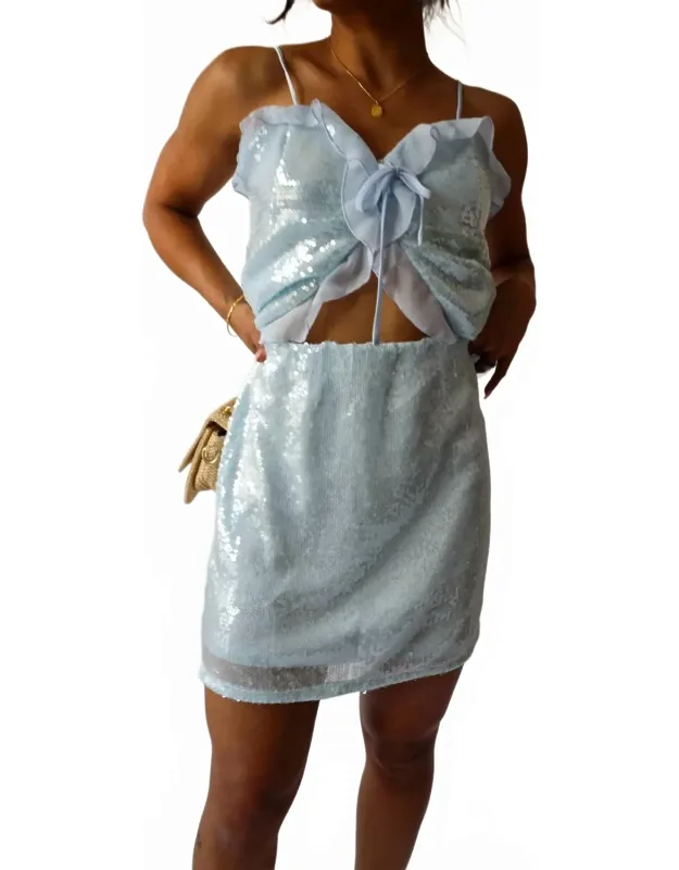 Starlight Sequin Mini Skirt