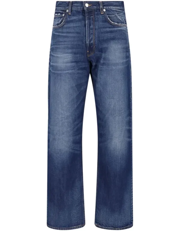Straight-leg Five-pocket Jeans