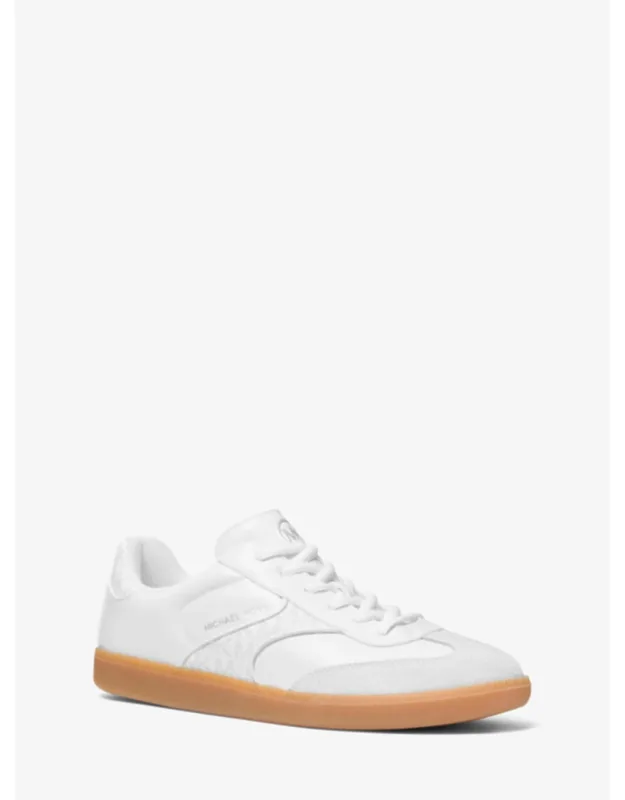 Mixed-media Sneakers