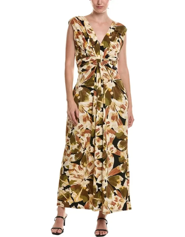 Twist Front Maxi Dress