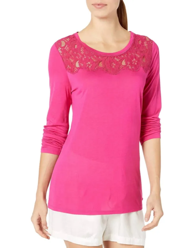 Luxe Knit Lace Trim Sleep Top