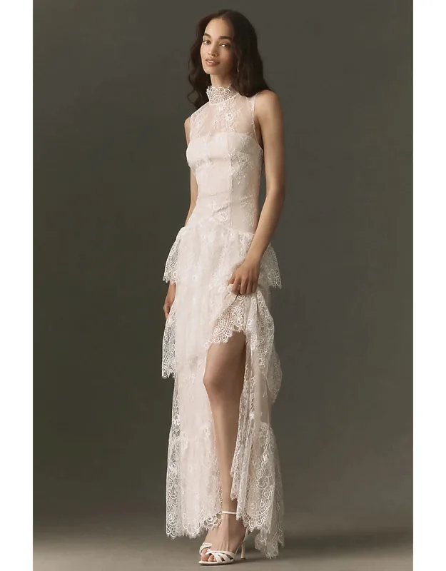 Lace Tiered Maxi Dress