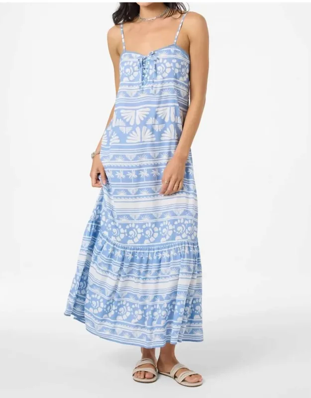 Abstract Midi Dress