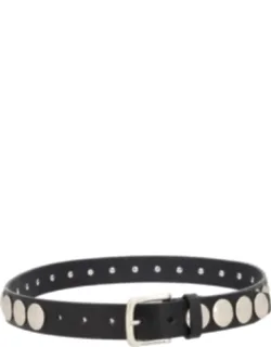 Studded Cow Leather Belt