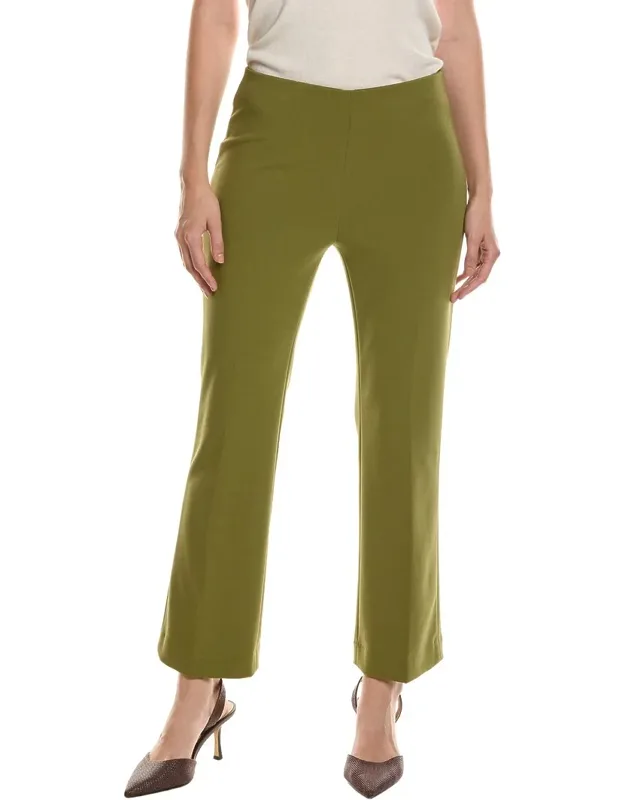 Pull-on Kick Flare Ankle Pants