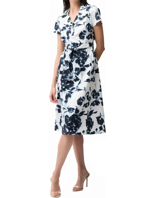 Floral Print Flare Dress