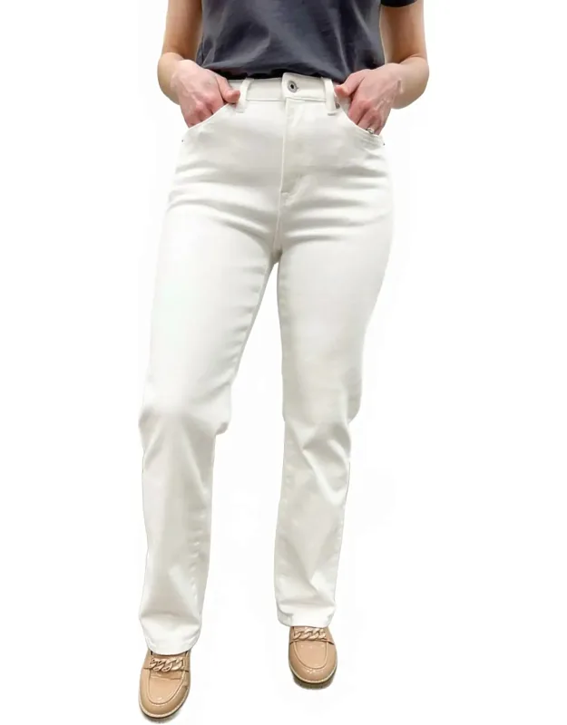 High Rise Straight Leg Jeans