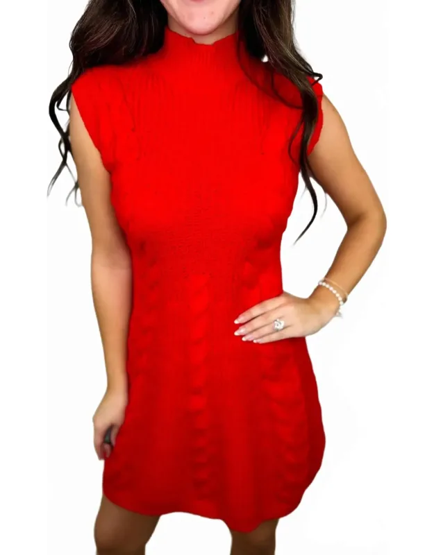 Cozy Knit Mini Dress