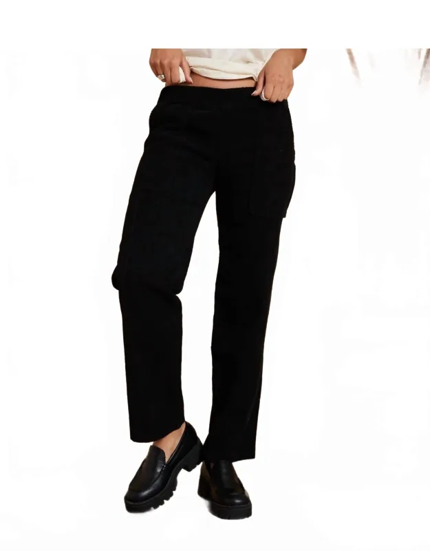 Organic Corduroy Straight Leg Pants