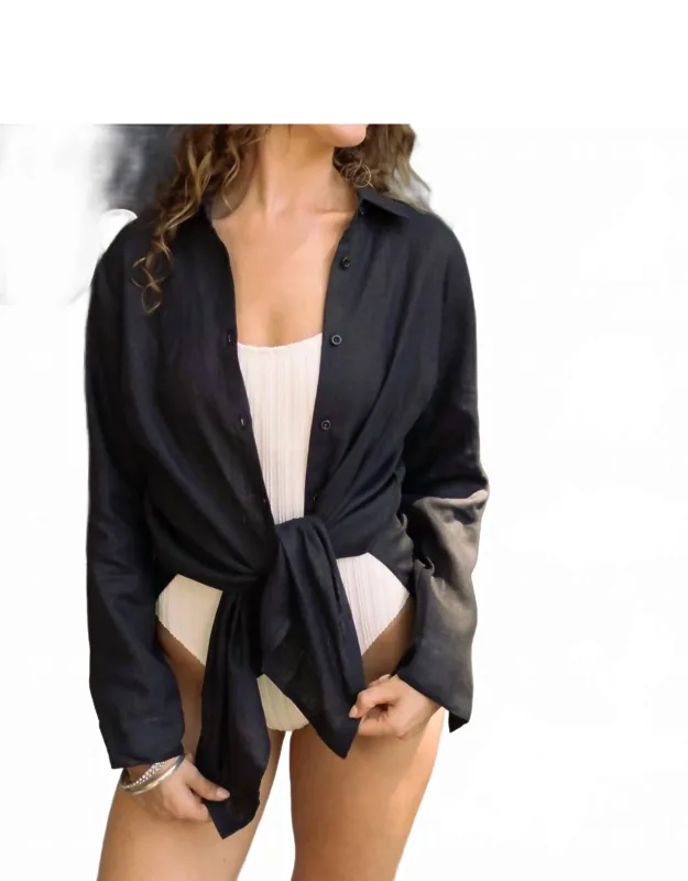 Linen Tunic Top