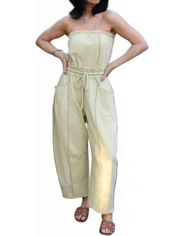 Barrel Leg Jumpsuit
