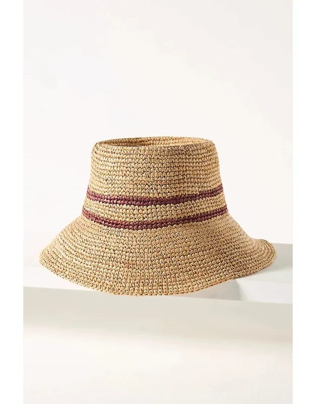 Raffia Straw Bucket Hat