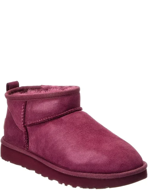 Classic Ultra Mini Suede Booties