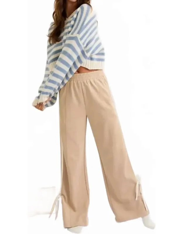 Bow Detail Track Pants