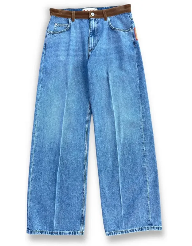 Washed Bull Denim Jeans