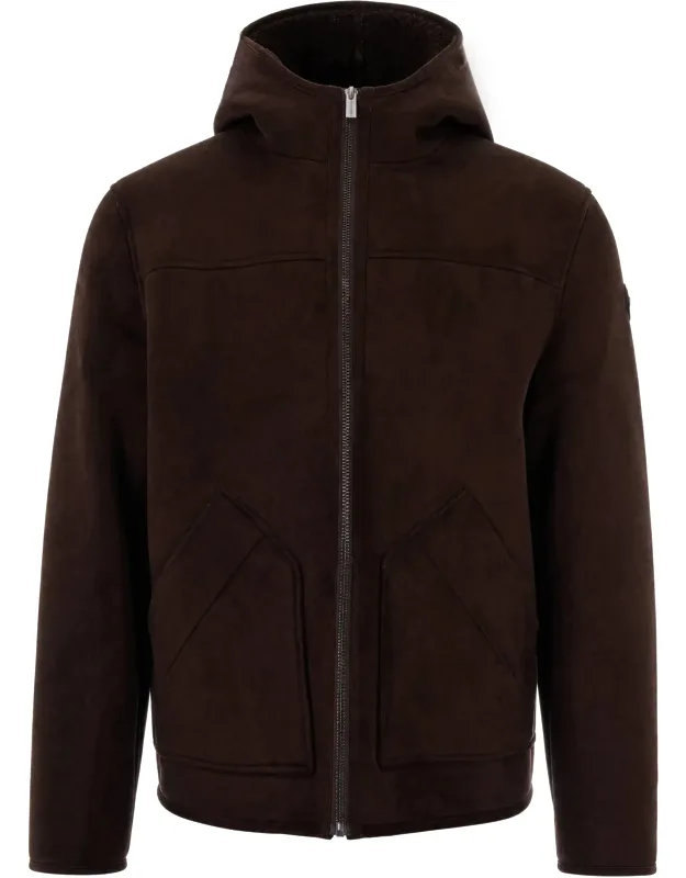 Suede Flap-pocket Casual Jacket