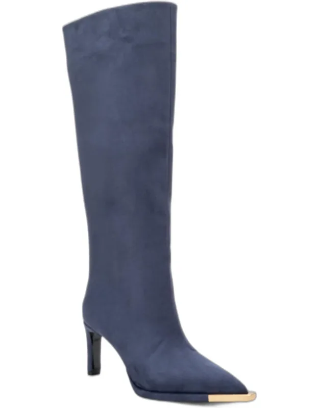 Lexa Pointed Toe Knee High Boots