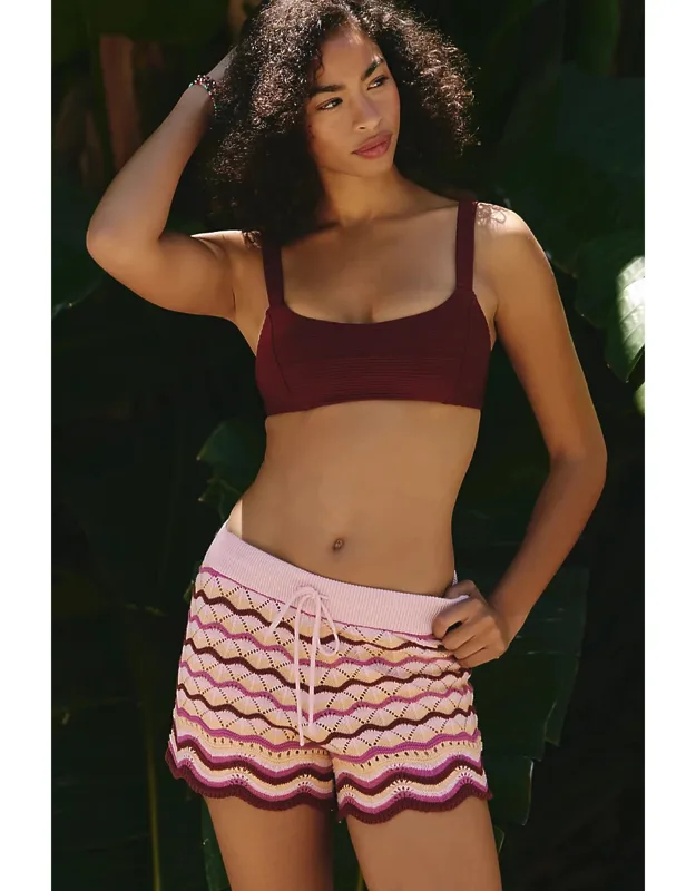 Sun Chaser Crochet Shorts