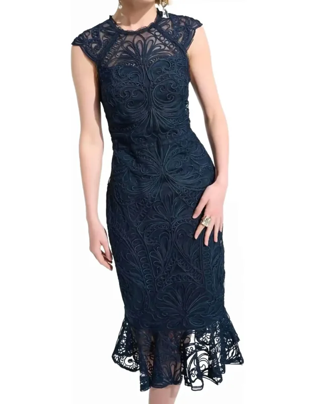 Guipure Soutache Lace Dress
