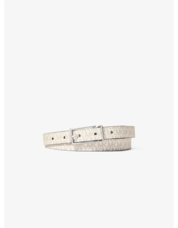 Reversible Signature Logo And Leather Belt
