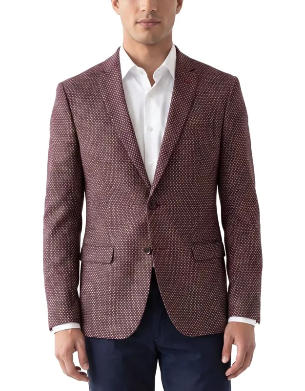 Half-lined Wool & Linen-blend Blazer