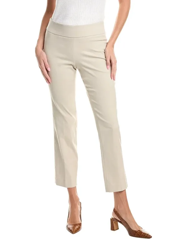 Pull-on Straight Ankle Pants