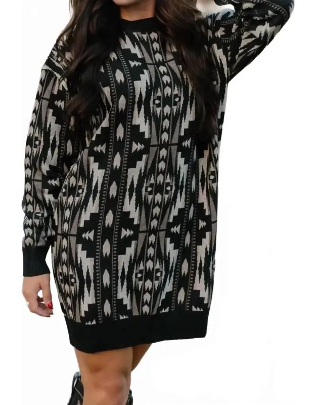 Montana Aztec Dress