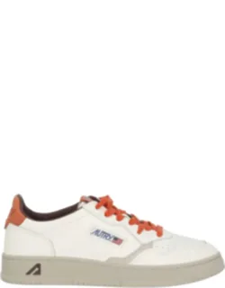 Grey Suede Accents Low-top Sneakers With Breathable Perforations And Lightweight Crepe Rubber Sole