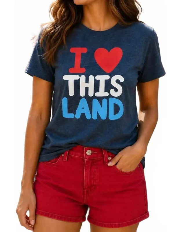 I Love This Land Shirt
