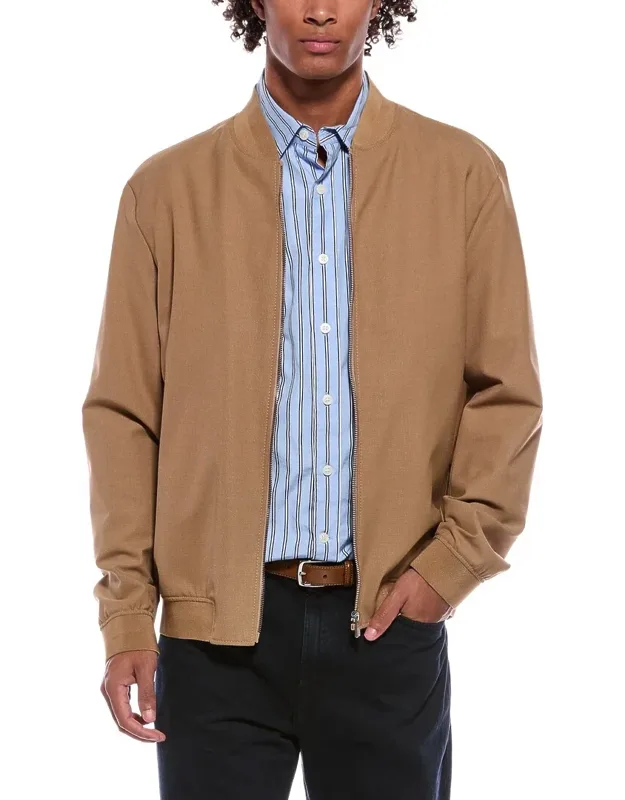 Wool-blend Bomber Jacket