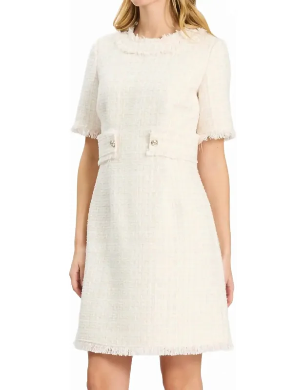 Boucle Mini Dress