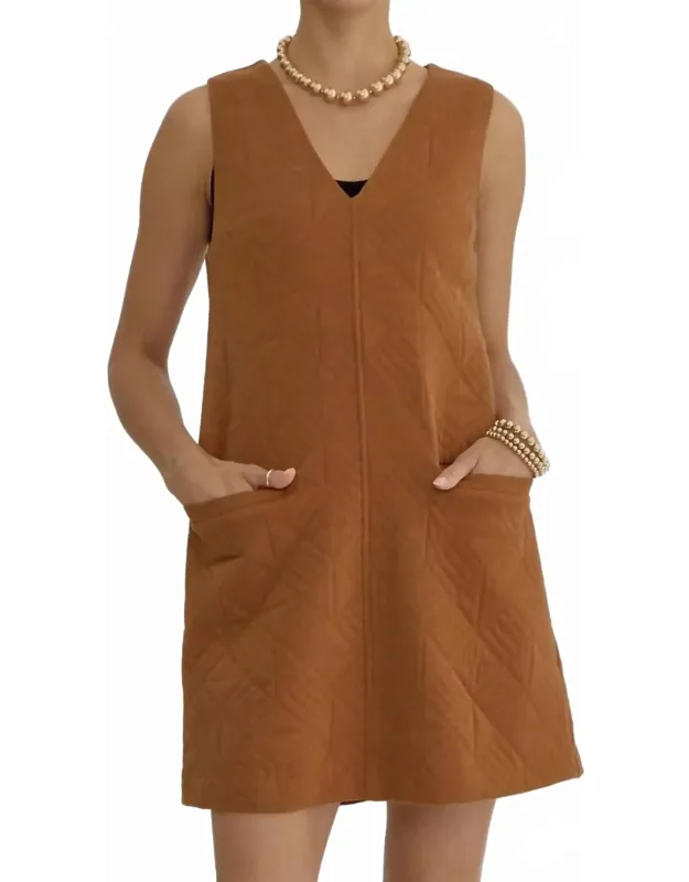 Button Quilted Dress