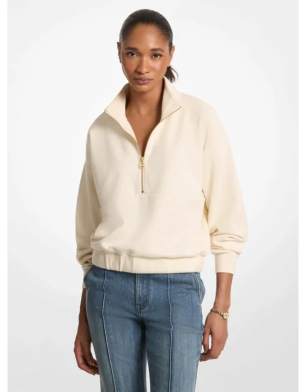 Knit Quarter-zip Sweater